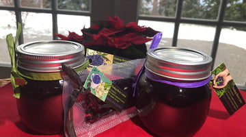 Local Holiday Food with Haskap Berry Sauce