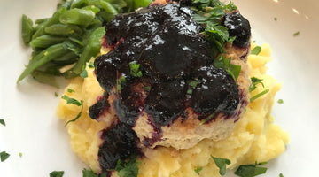 Turkey Meatball with Haskap Berry Sauce Recipe