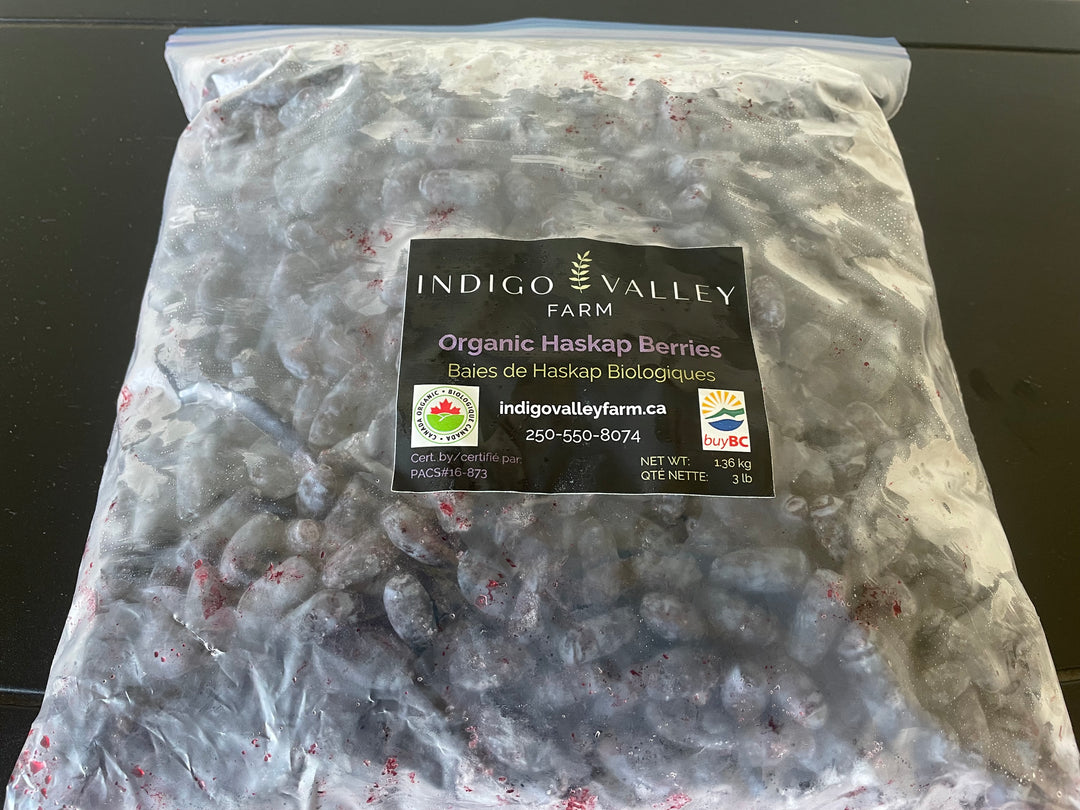 Shop Haskap Berries in Vernon, Okanagan Indigo Valley Farm