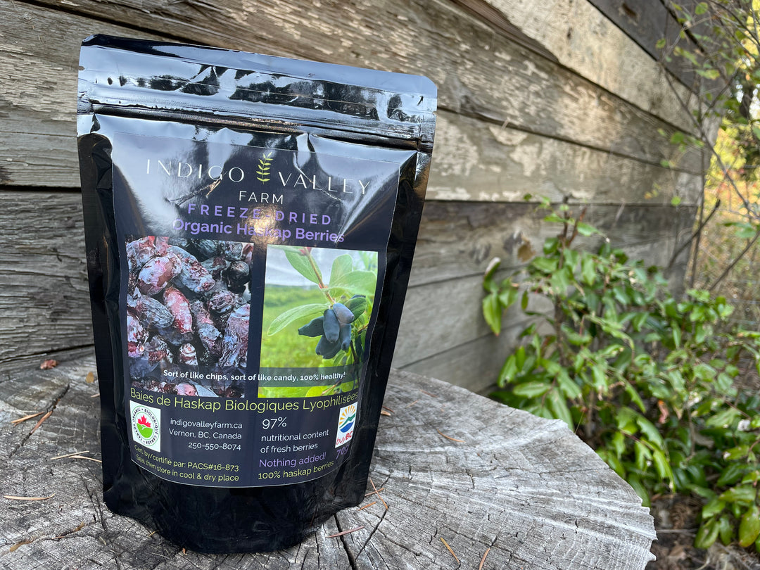 Shop Haskap Berries in Vernon, Okanagan Indigo Valley Farm